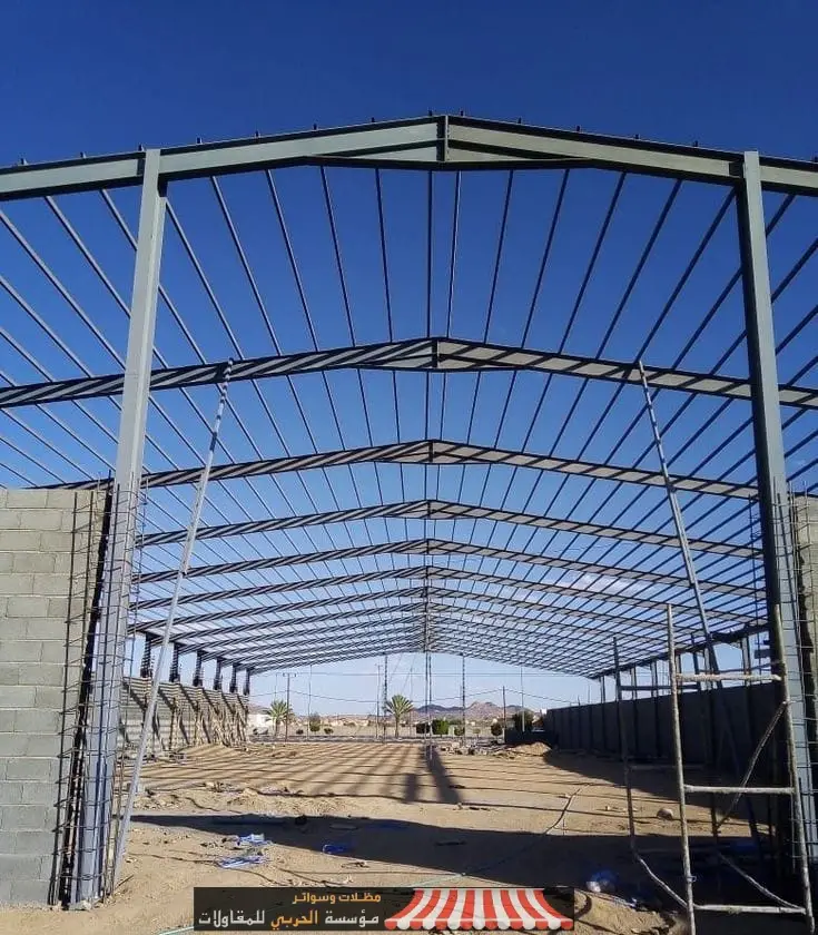 تركيب الهناجر والمستودعات