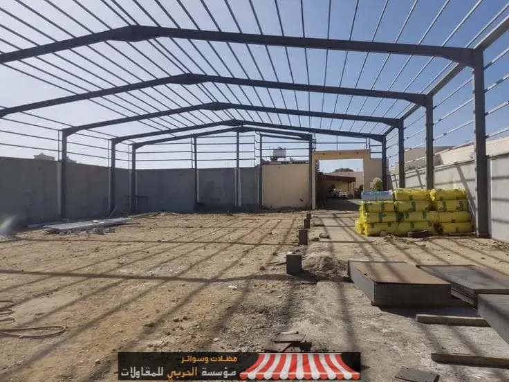 تركيب الهناجر والمستودعات