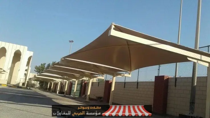 مظلات سيارات وسواتر جازان