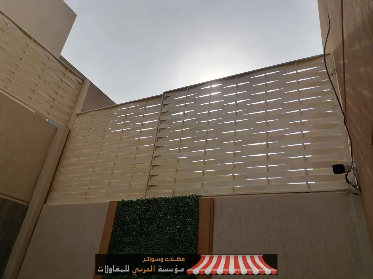 مظلات سيارات وسواتر جازان