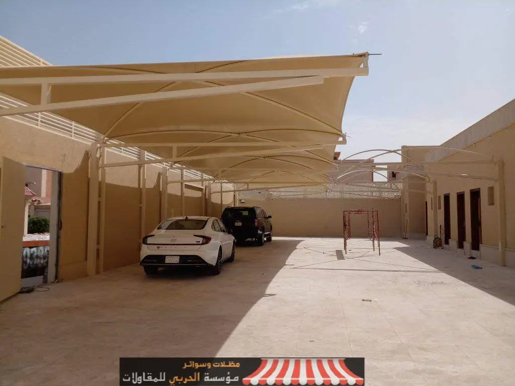 مظلات سيارات وسواتر جازان