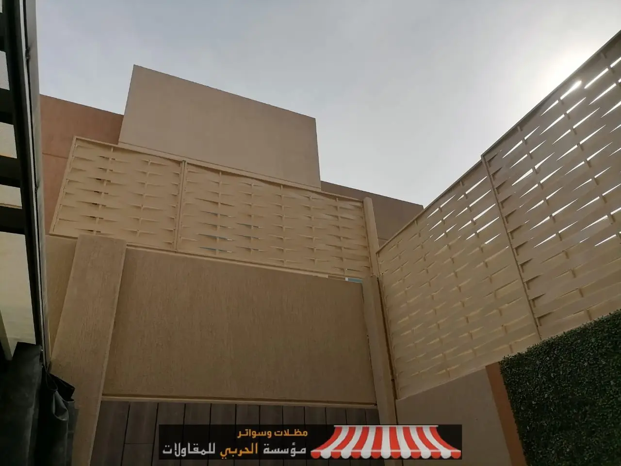 مظلات سيارات وسواتر جازان