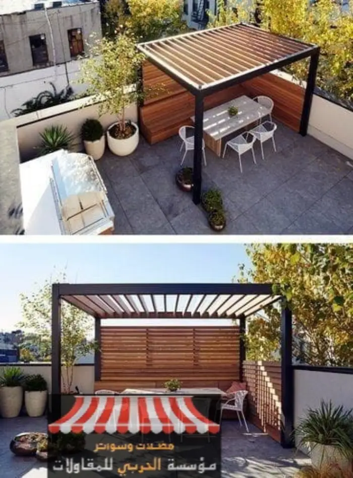 مظلات فلل وبيوت