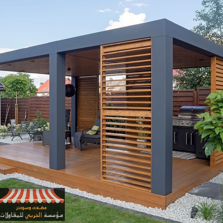 مظلات حدائق حديد