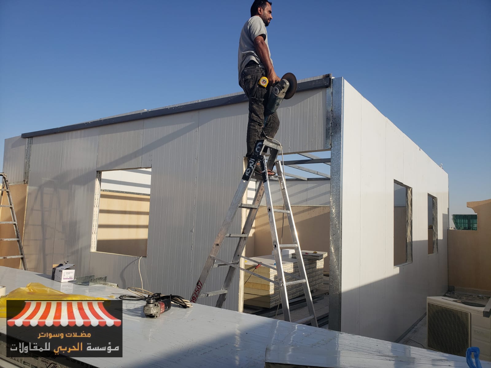 تركيب ساندوتش بانل مقاوم للحريق