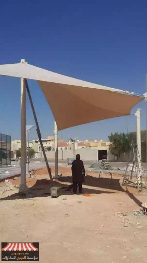 تركيب مظلات شراعية