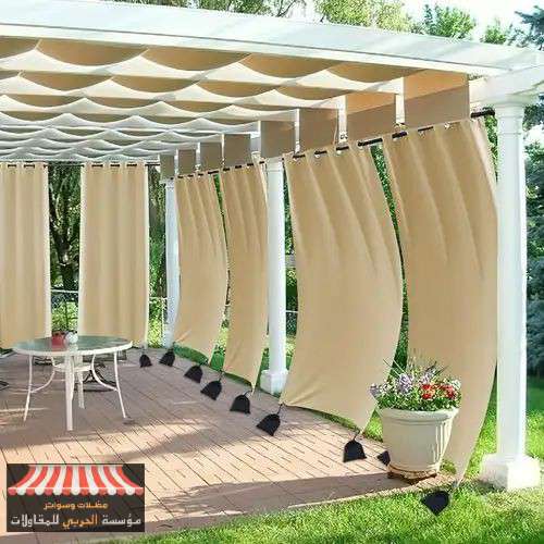 مظلات حدائق قماش بتصاميم عصرية