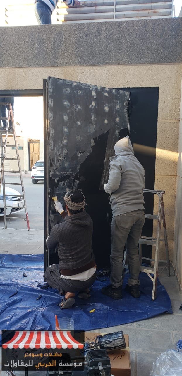 شركة افضل دهان أبواب حديد