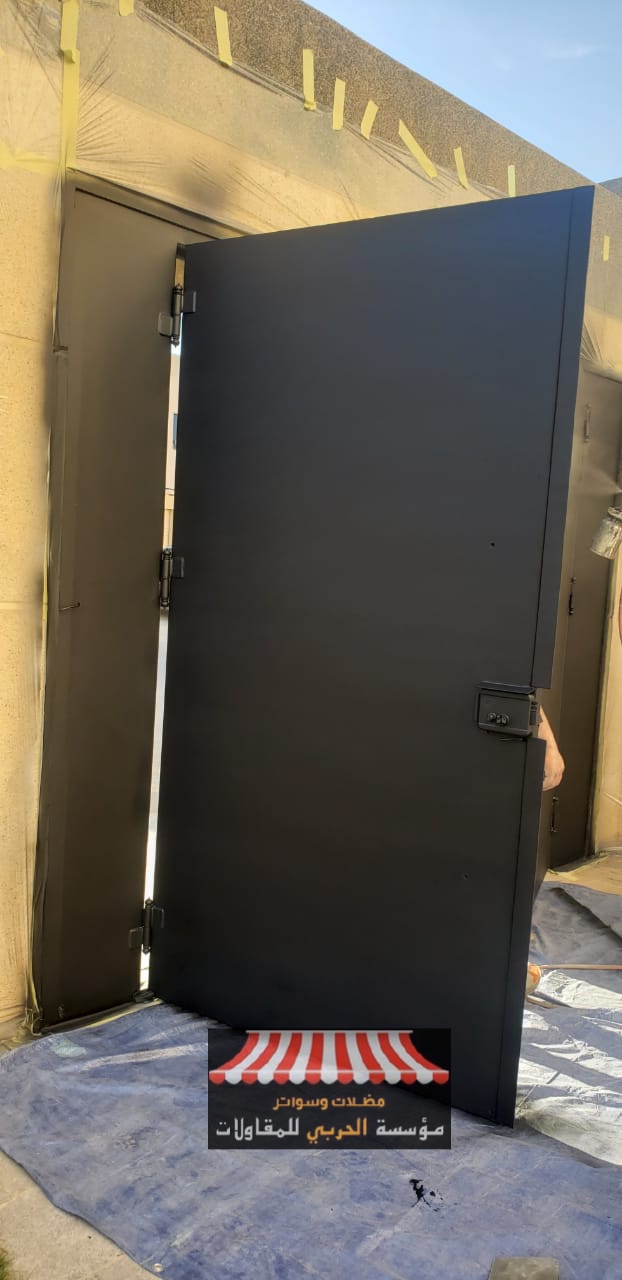 مكان افضل دهان أبواب حديد