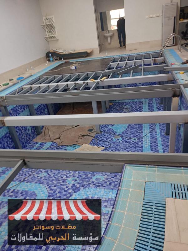 تركيب مظلات سيارات خشبية