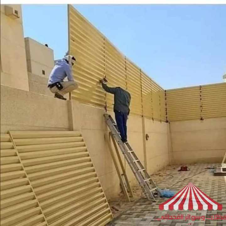 تركيب سواتر خشب